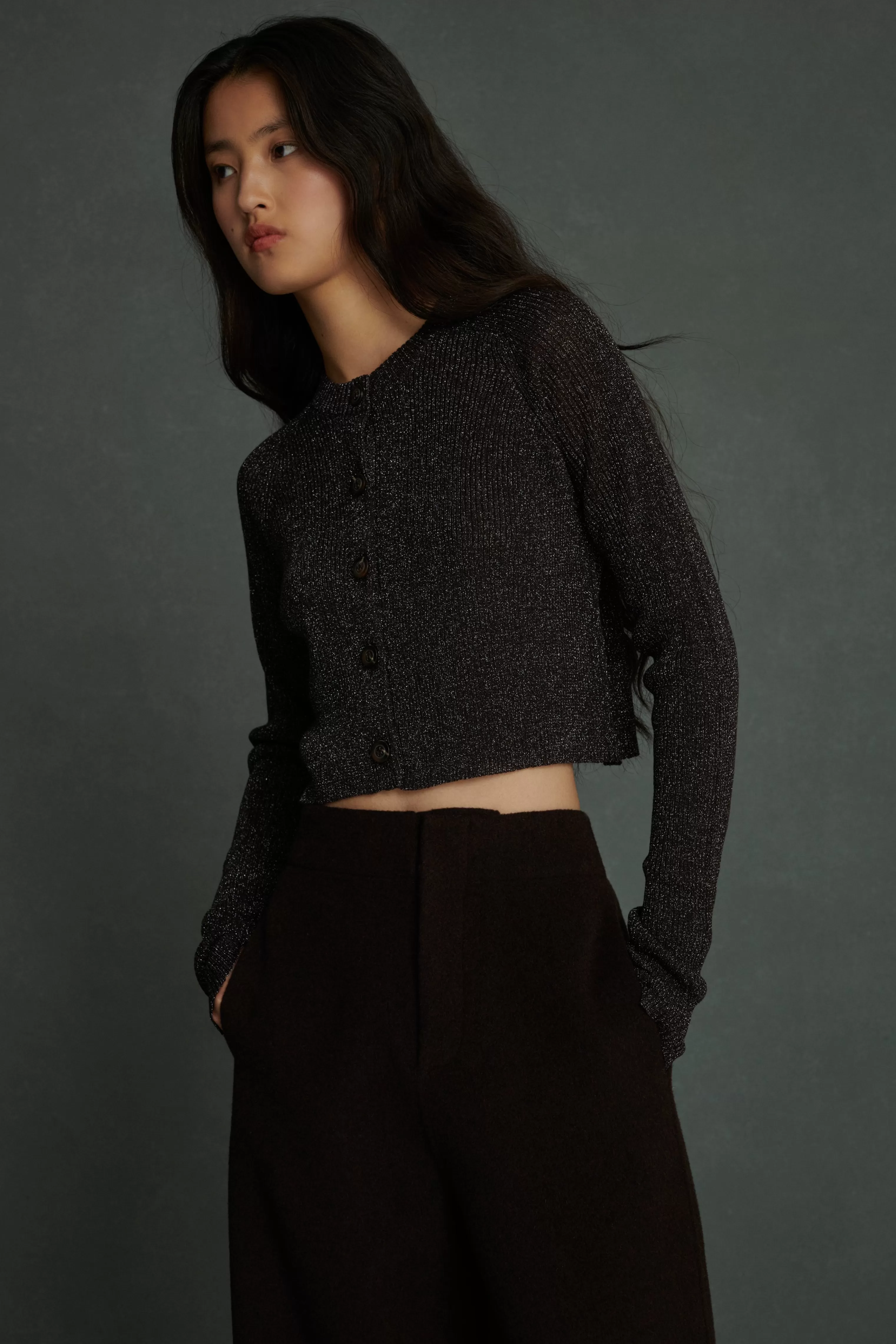 cardigan_walden_735365.webp Soeur -CARDIGAN WALDEN marron/argent