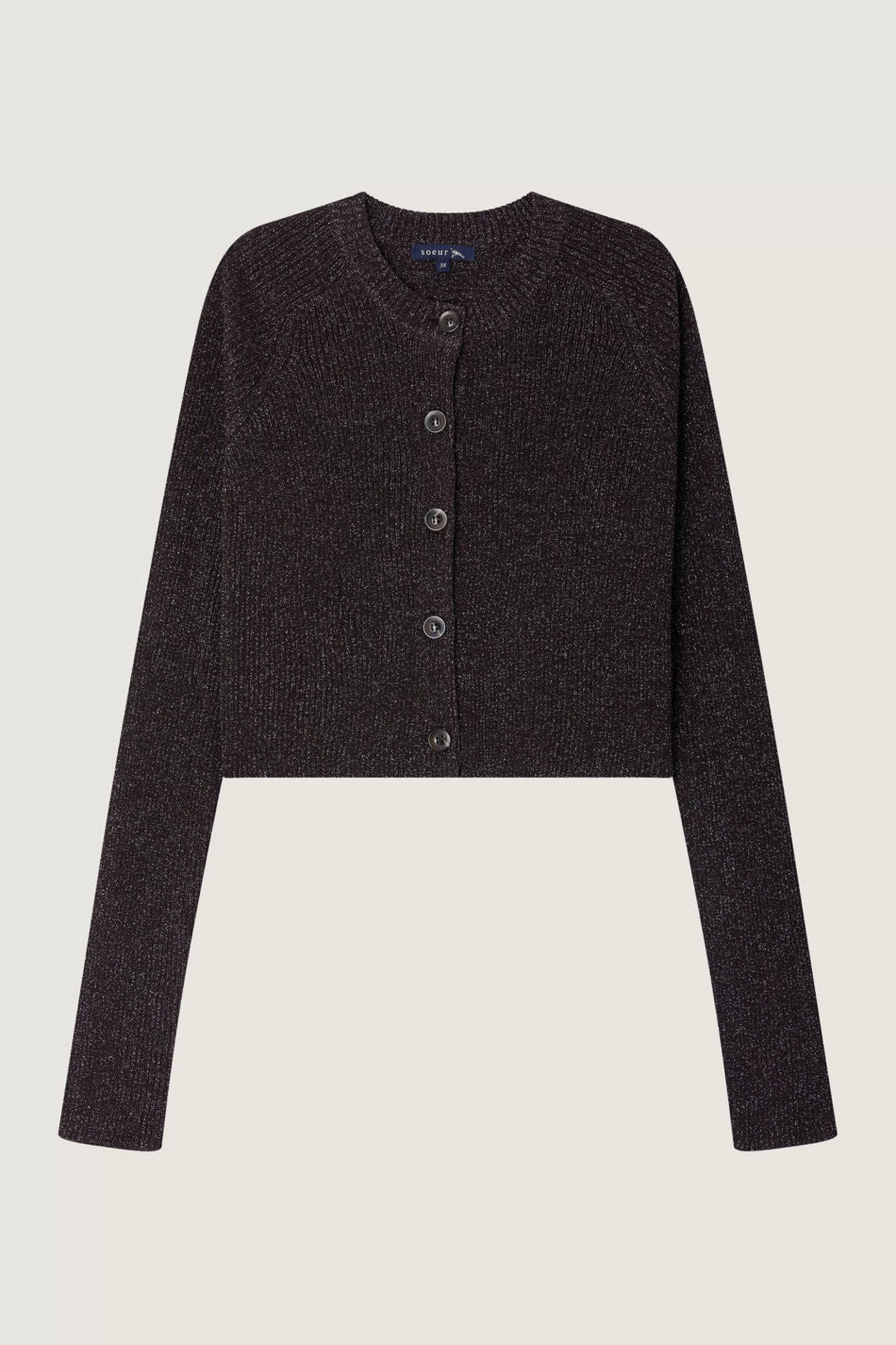 cardigan_walden_735369.webp Soeur -CARDIGAN WALDEN marron/argent