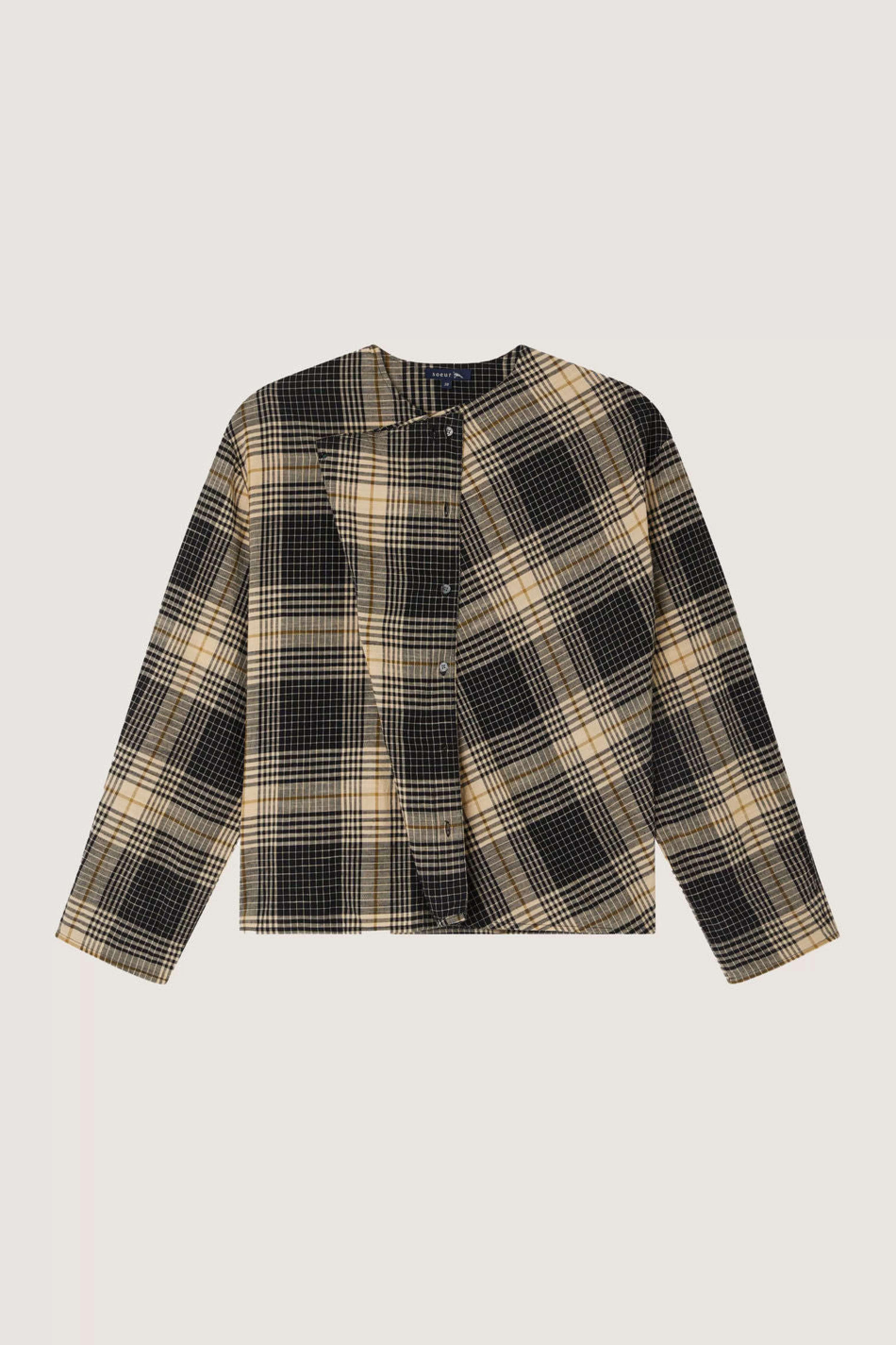 chemise_antoine_733683.webp Soeur -CHEMISE ANTOINE noir/ecru