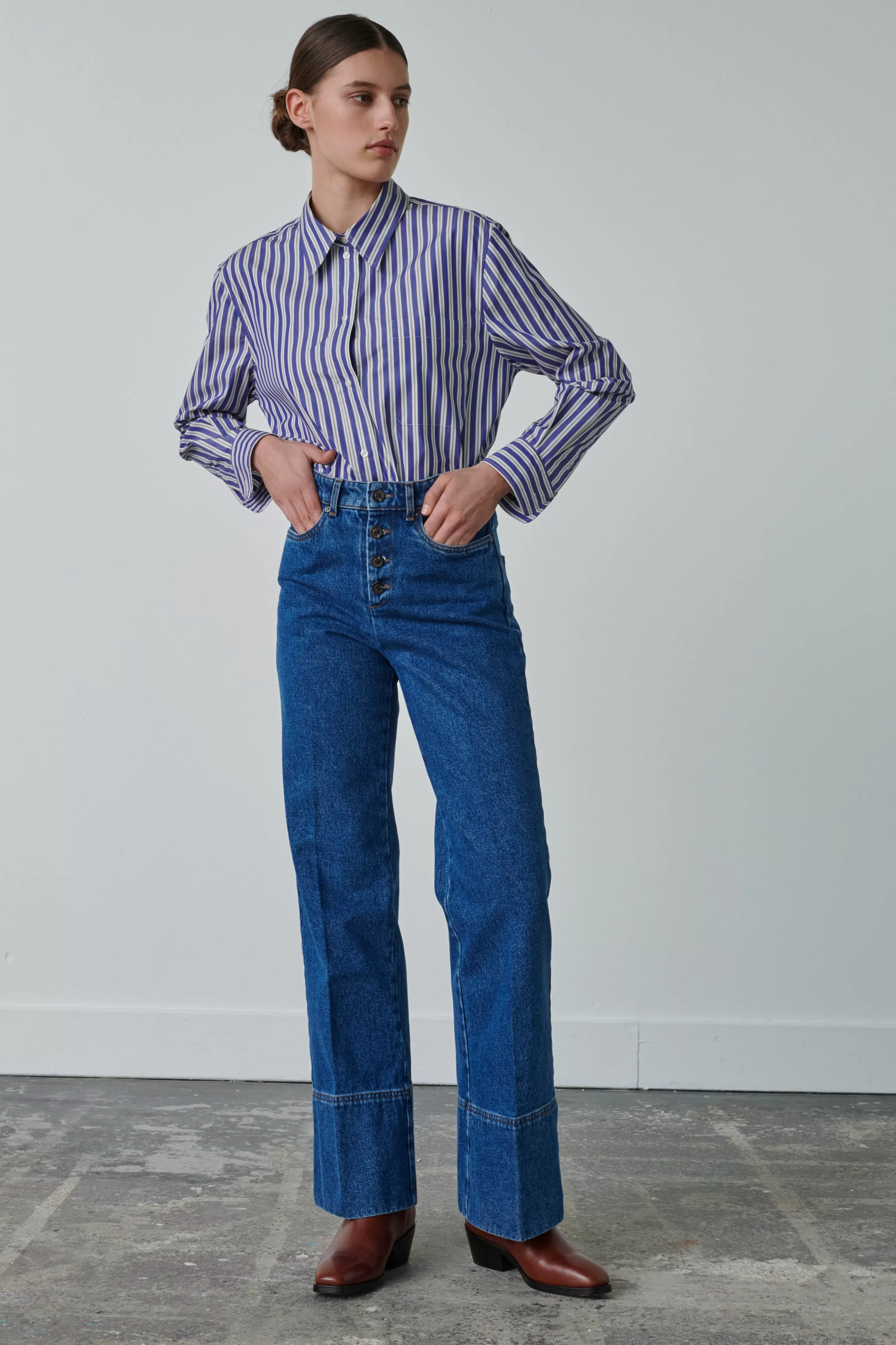 chemise_saphir_732844.webp Soeur -CHEMISE SAPHIR Bleu/Ecru