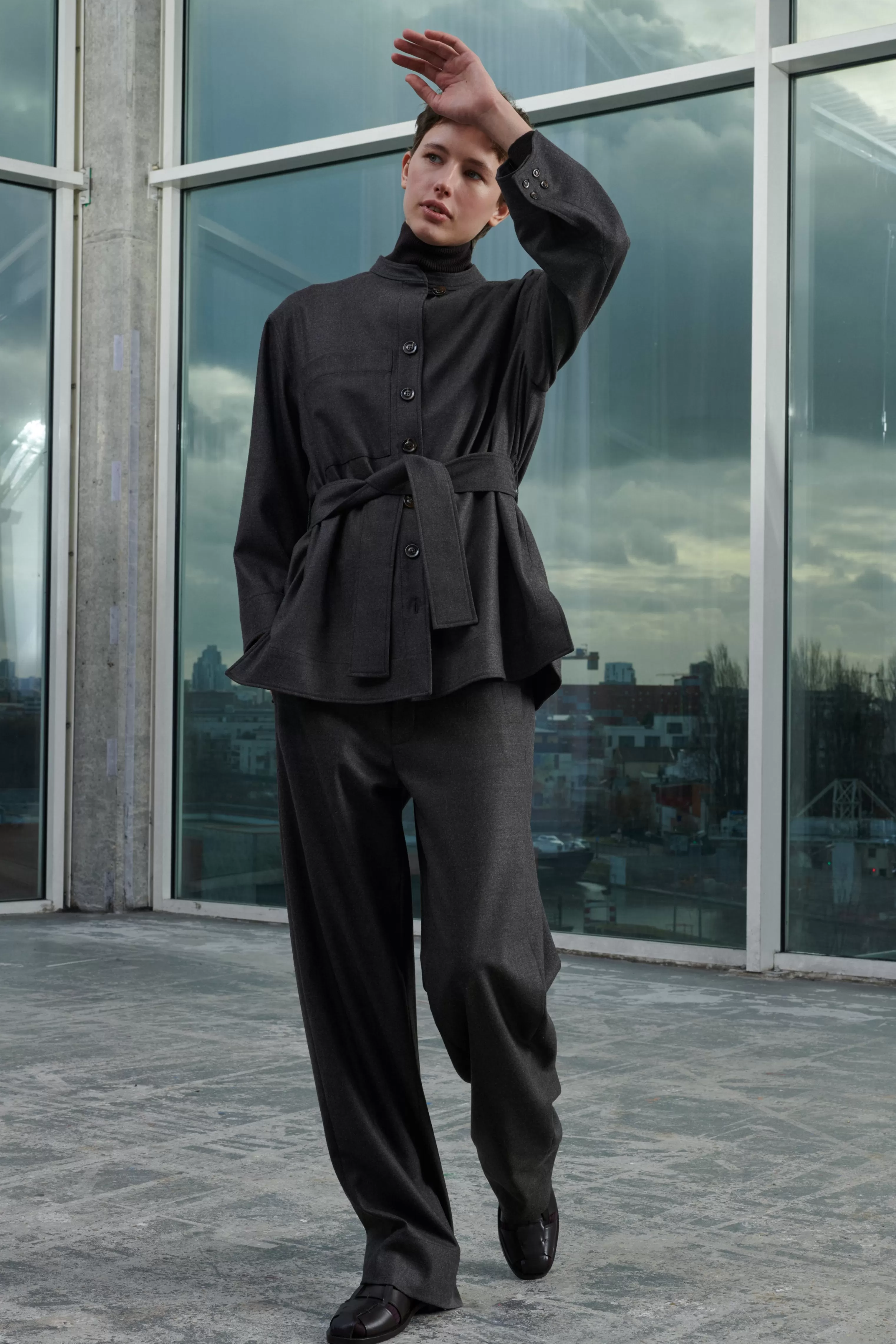 pantalon_wally_729423.webp Soeur -PANTALON WALLY Marron Chiné