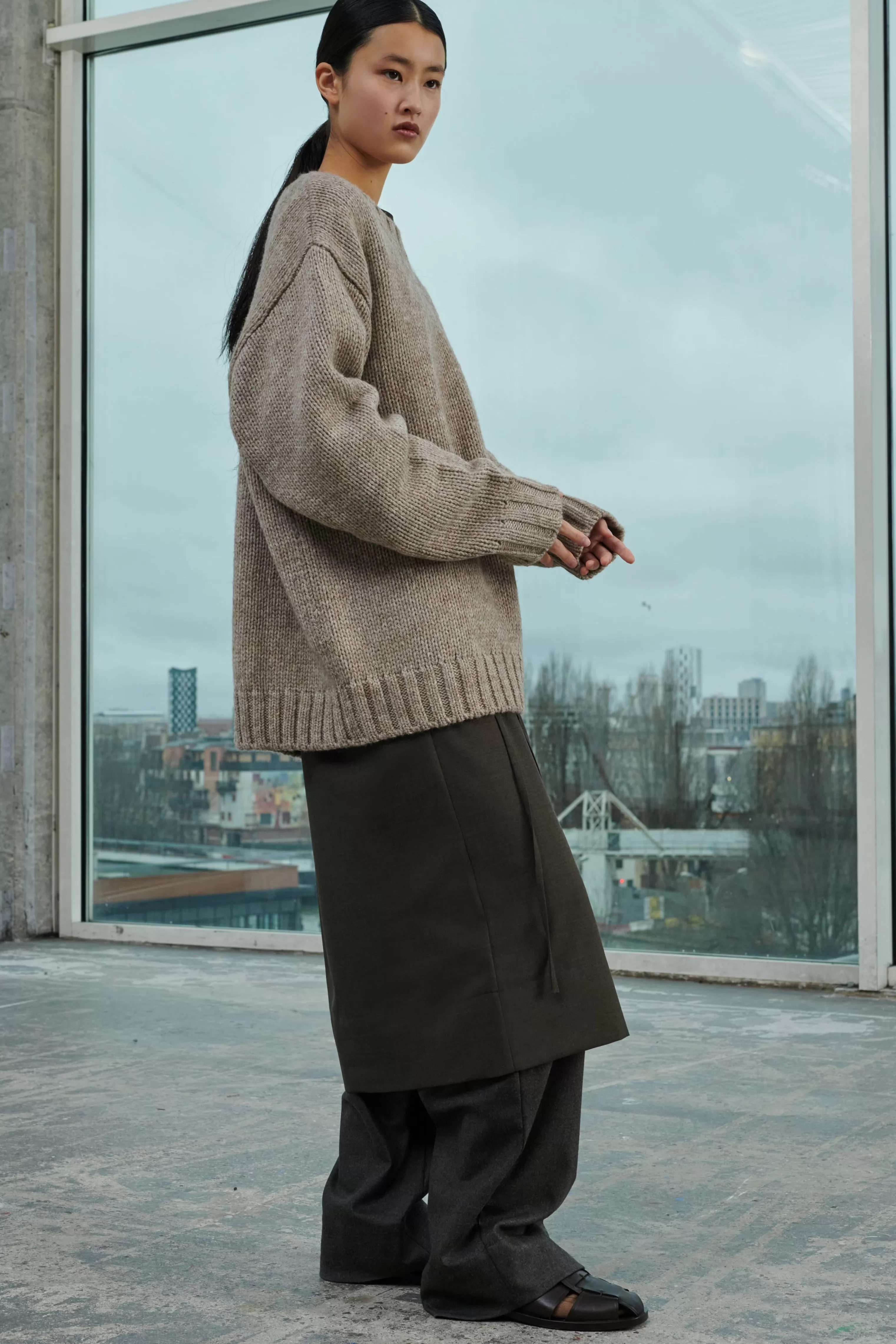 pantalon_wally_729438.webp Soeur -PANTALON WALLY Marron Chiné