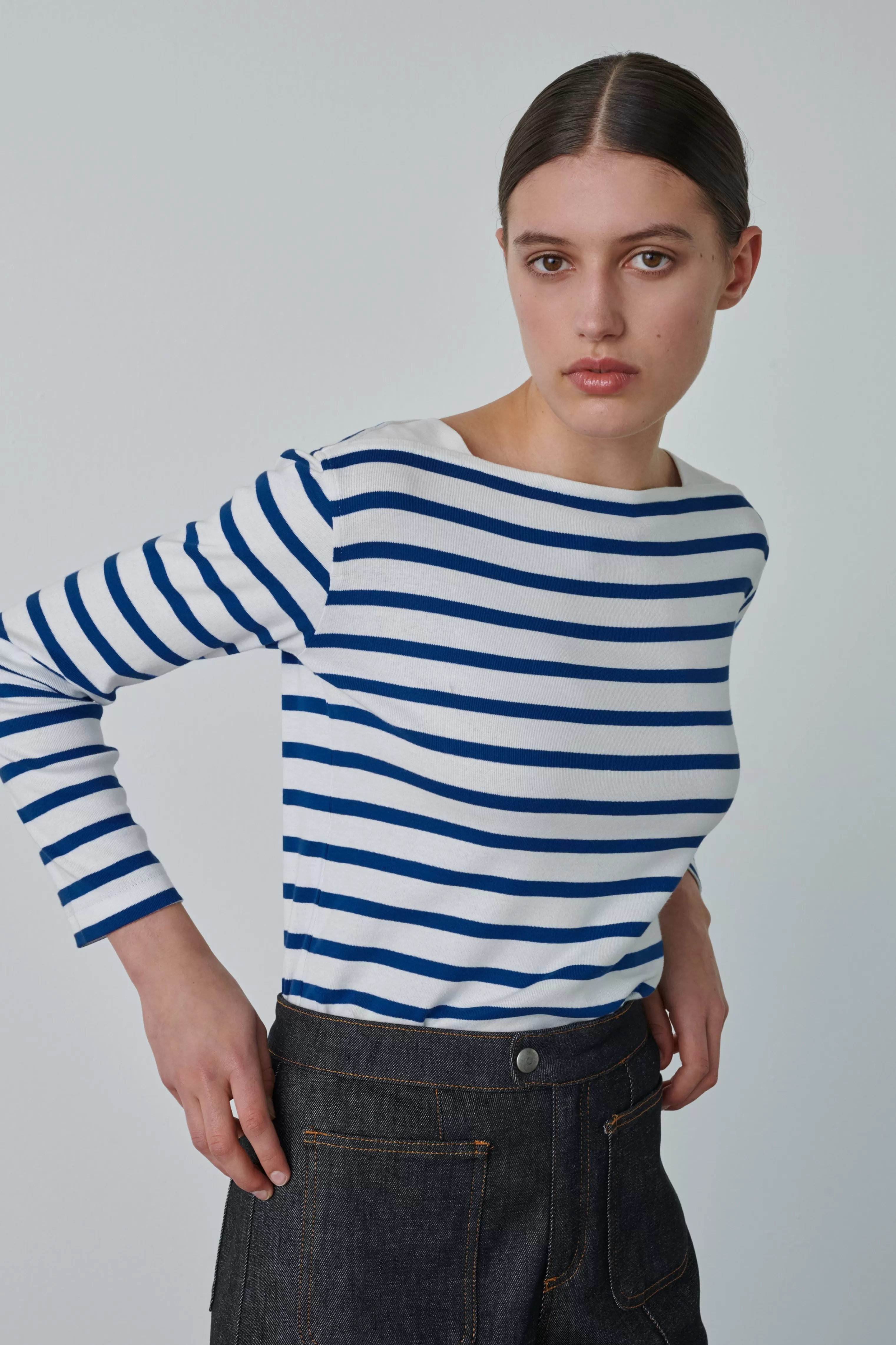 Soeur -TEE-SHIRT KATY Blanc/Bleu