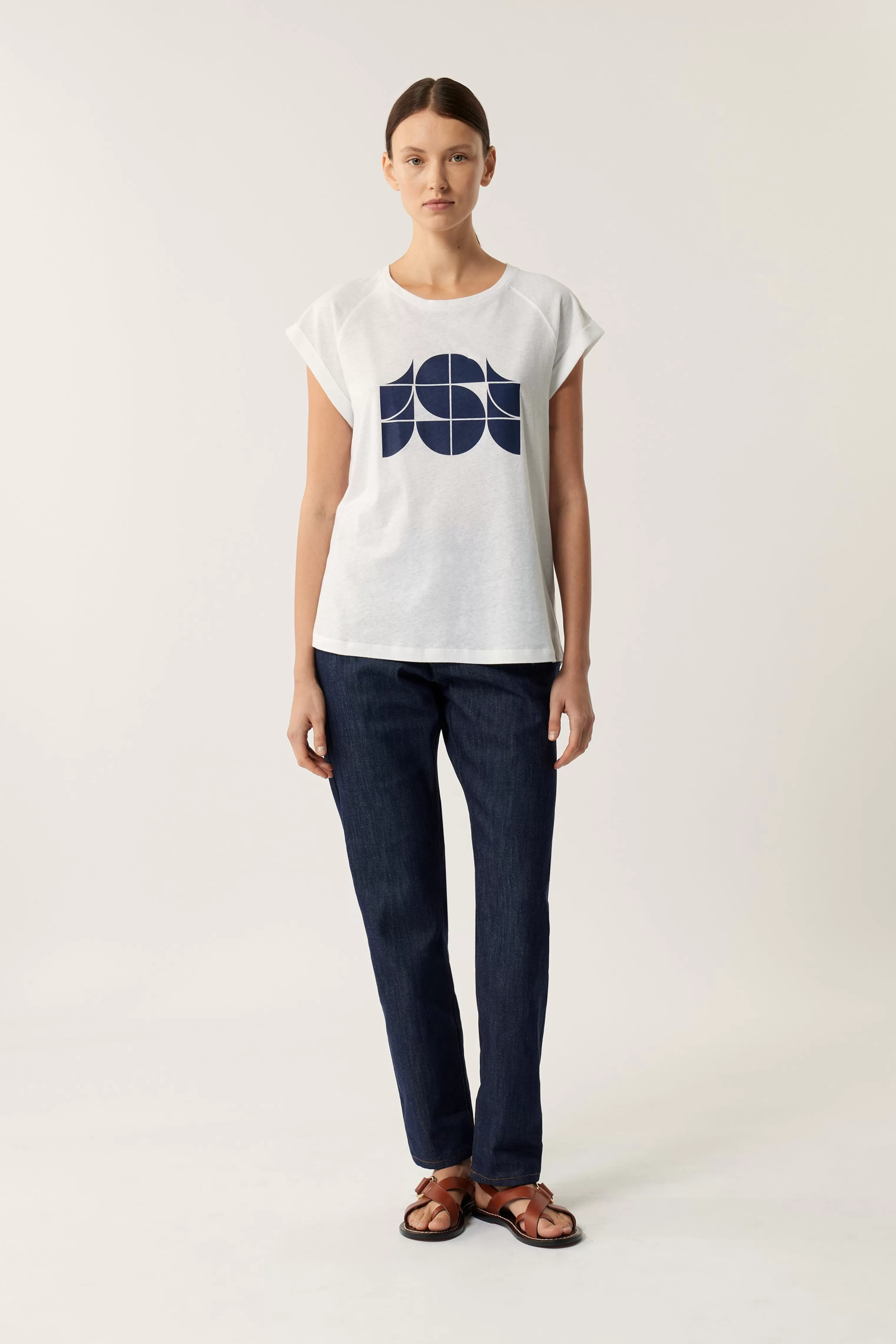 teeshirt_valentina_737908.webp Soeur -TEE-SHIRT VALENTINA Blanc