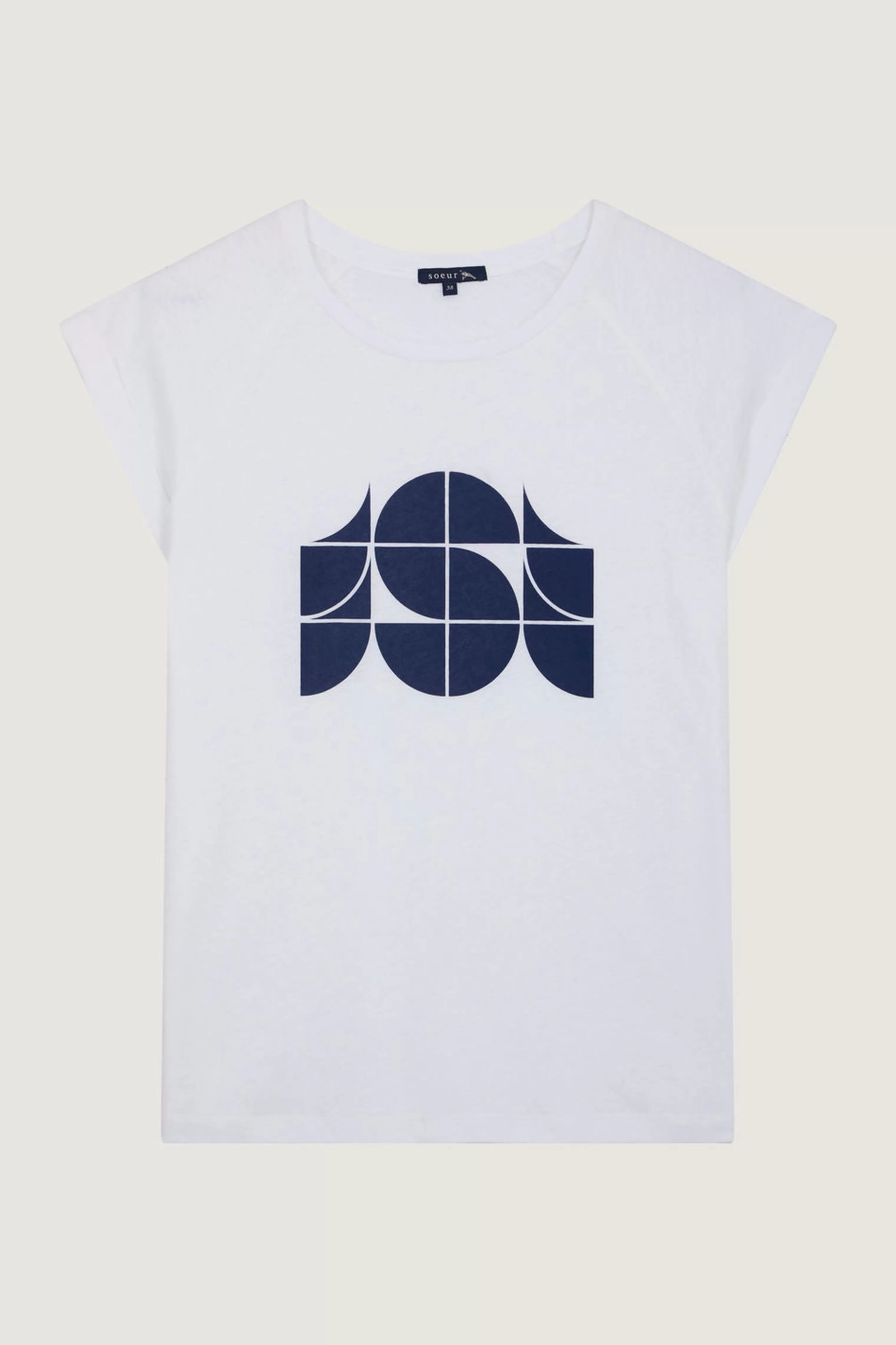 teeshirt_valentina_737910.webp Soeur -TEE-SHIRT VALENTINA Blanc